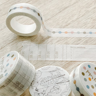 Set Paper Time washi tape 